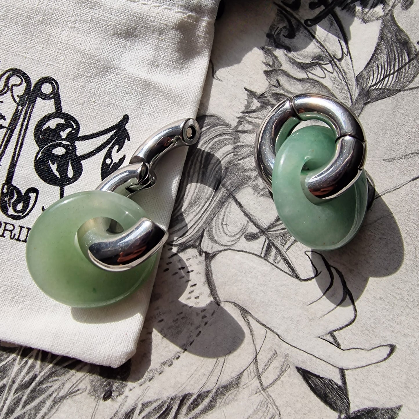 6MM 2G Organic Green Jade × Double Donuts