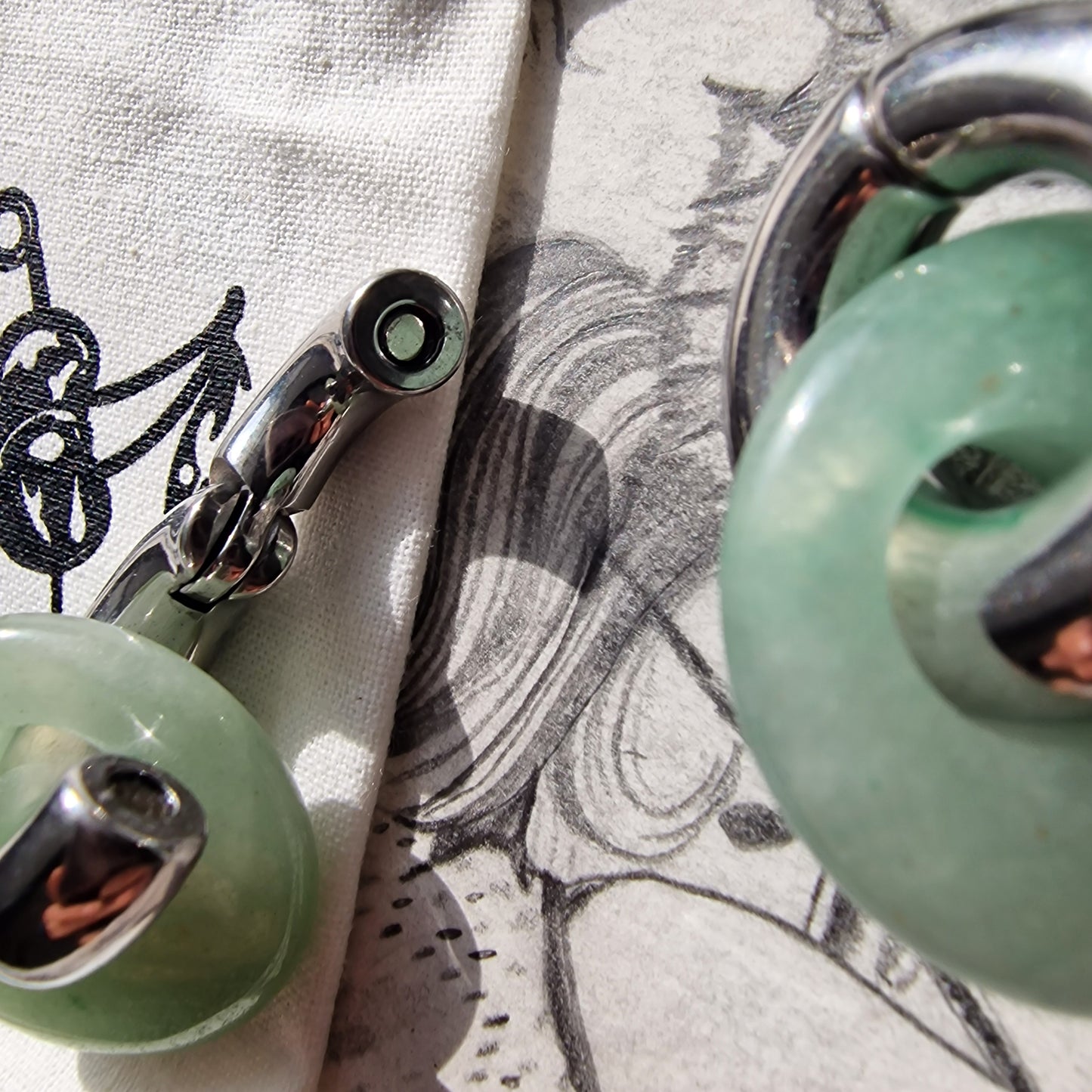6MM 2G Organic Green Jade × Double Donuts