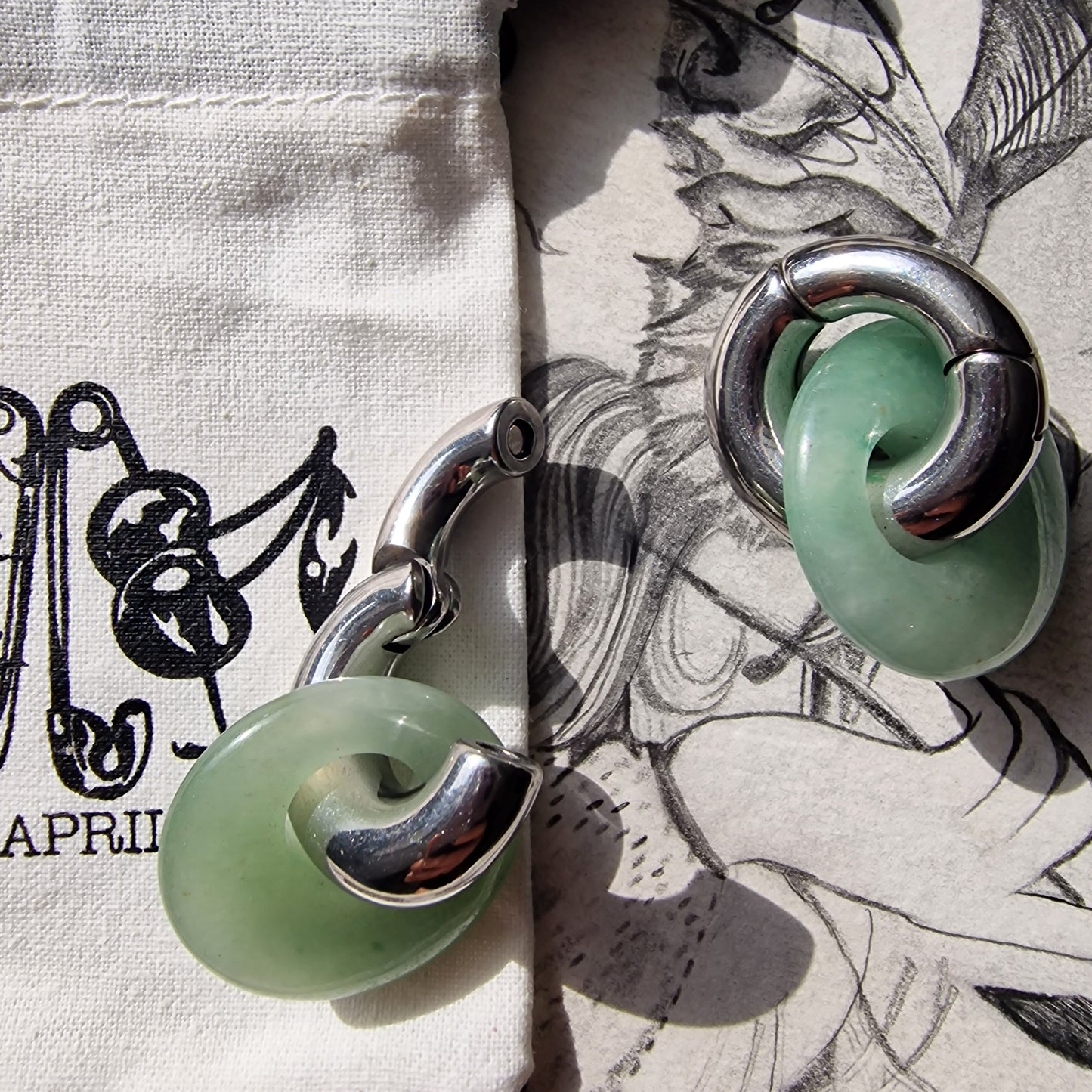 6MM 2G Organic Green Jade × Double Donuts
