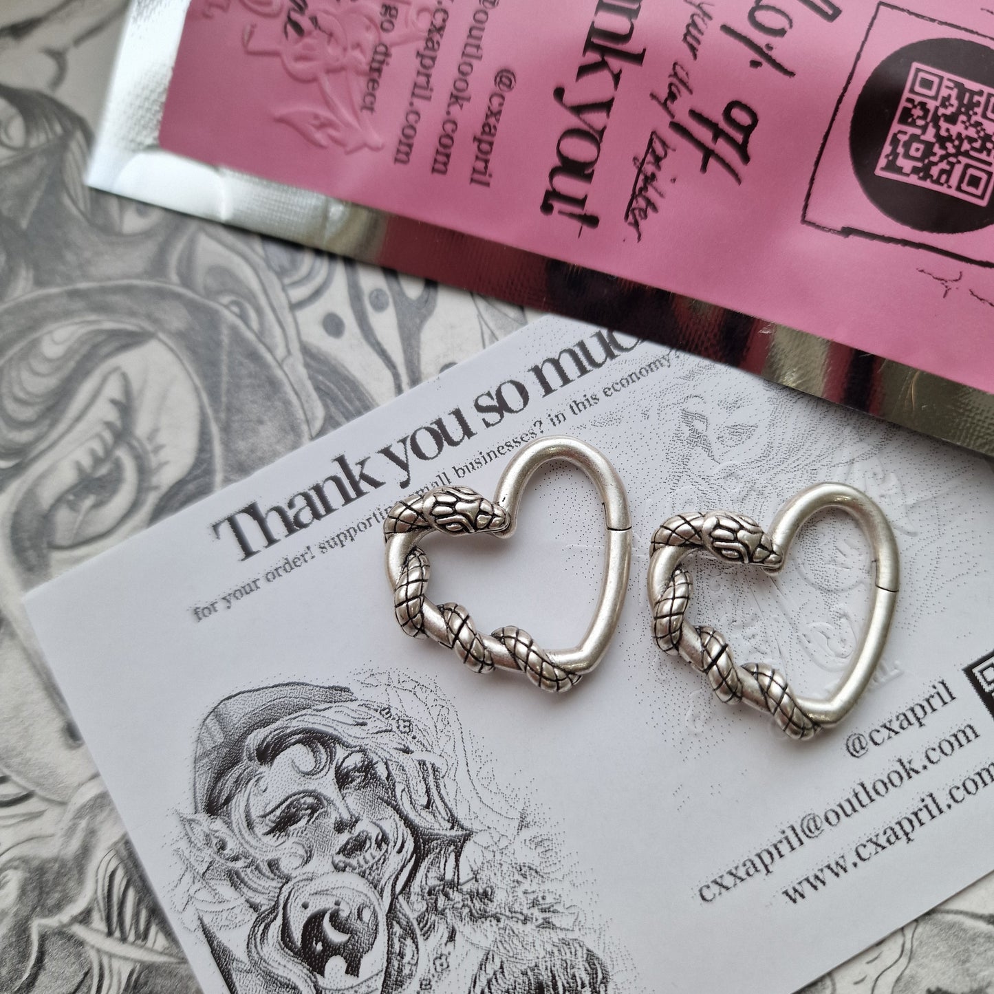 4MM Snake Gauges Tunnels Plugs Ear Expander Stretcher Piercing Jewelry Silver | CXAPRIL UK