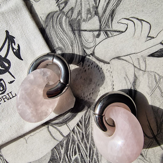 6MM 2G Organic Pink Jade × Double Donuts