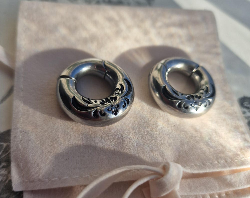 Bloom Flower Ear Weights