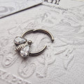 Buzzing about it! | Silver Titanium Cartilage Body Piercing