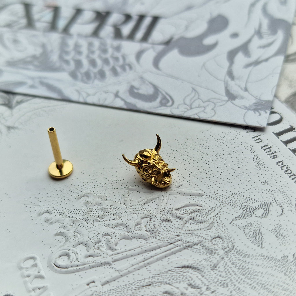 Anime Inspired Hannya Mask | Titanium Body Piercings and Jewellery