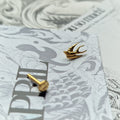 Swollow Birdie Tattoo Signature | Gold Body Piercings Alt Jewellery