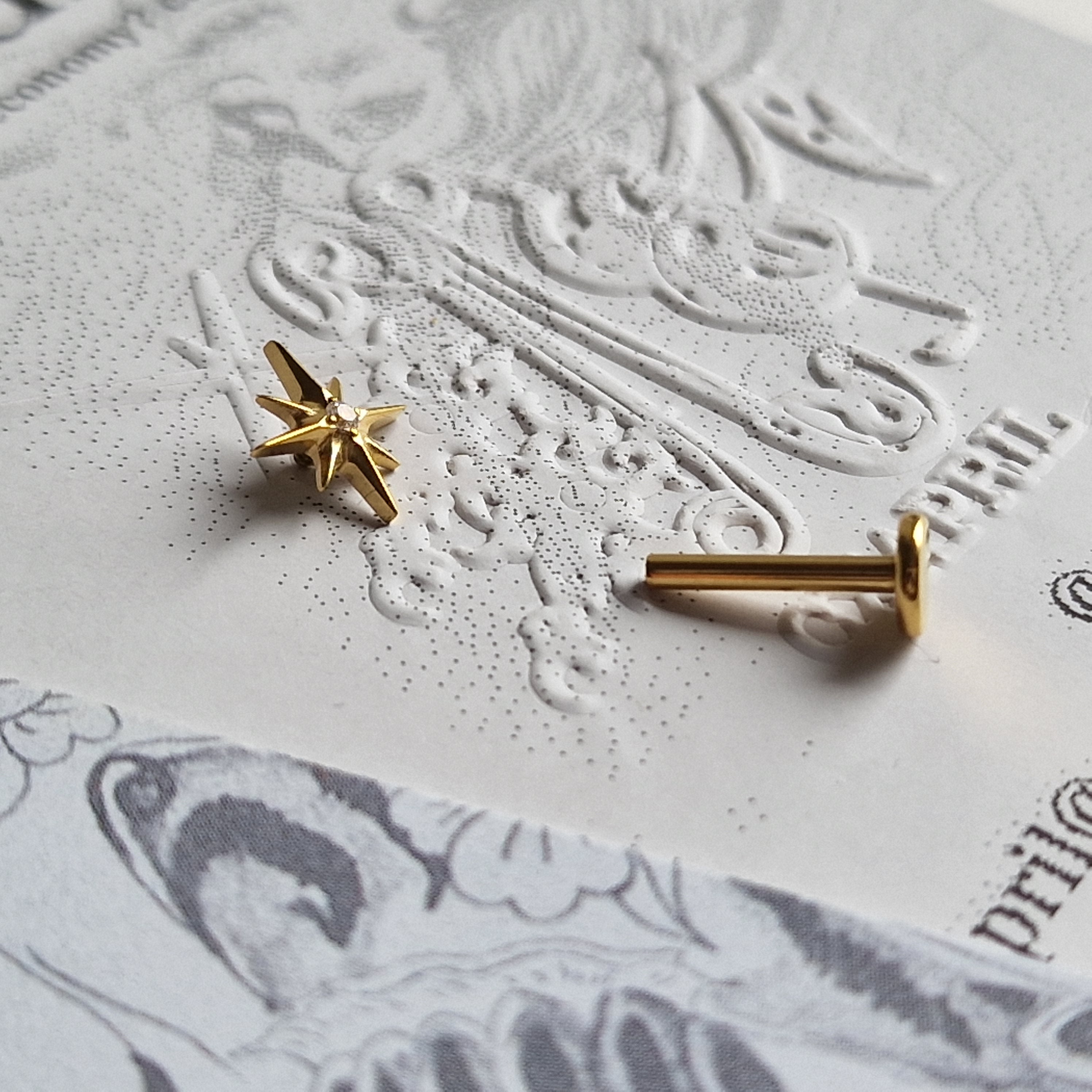 Astrological Celestial Star | Body Jewellery and Alt Earrings