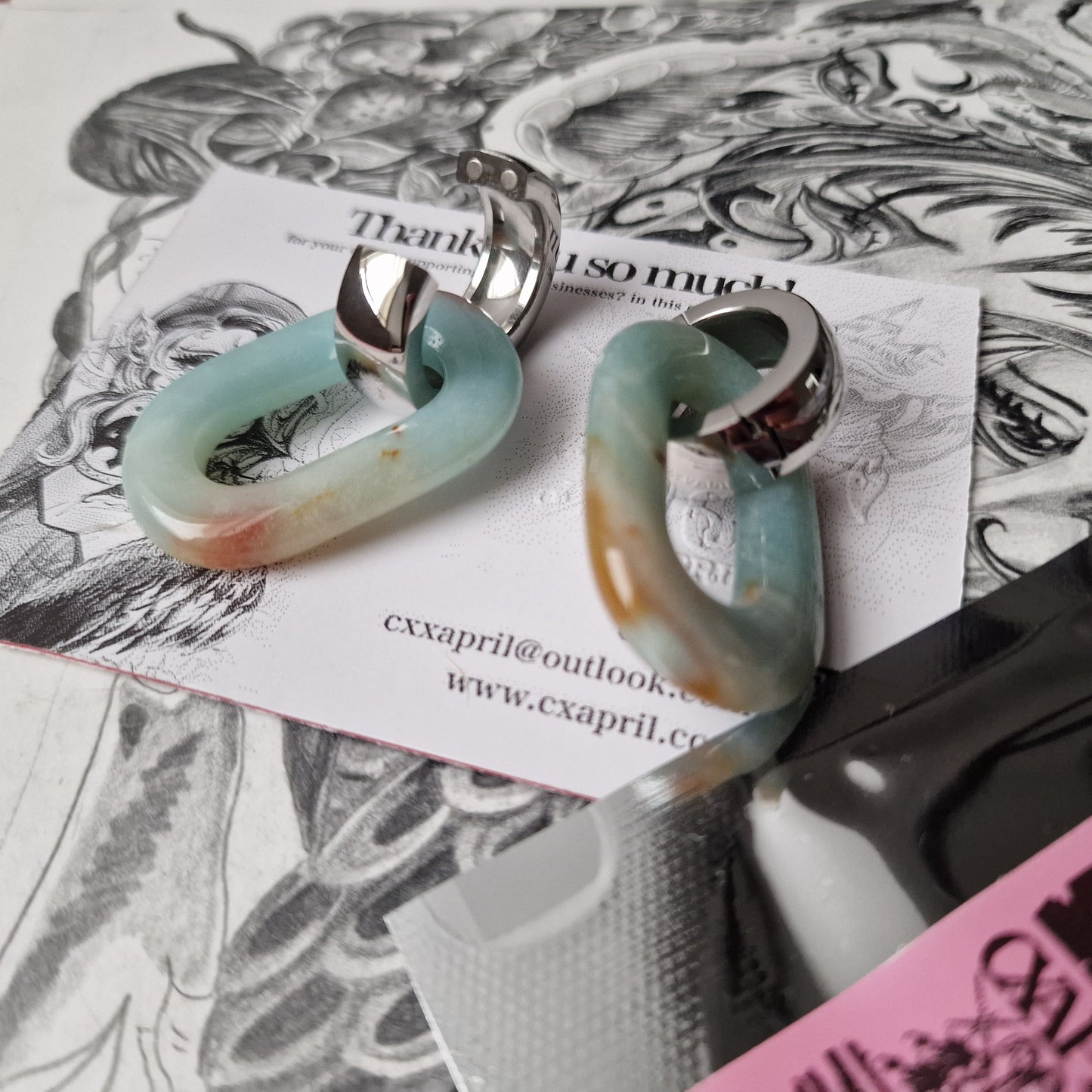 5MM 4G Amazonite Stone Healing Crystal Body Jewellery Stretched Ears | Gauges Stretched Lobes