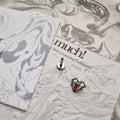 Thorn in my heart! | Red Zircon Titanium Silver Body Piercing