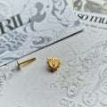 Sacred Heart Earring | Gold Titanium Body Jewellery