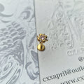 Oh its spring ! Pink flower Helix Cartilage Stud Counch | Titanium Body Piercings