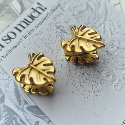 8MM 0G Palm Leaf Saddle Gauges | Jewellery for Stretched Ears and Lobes