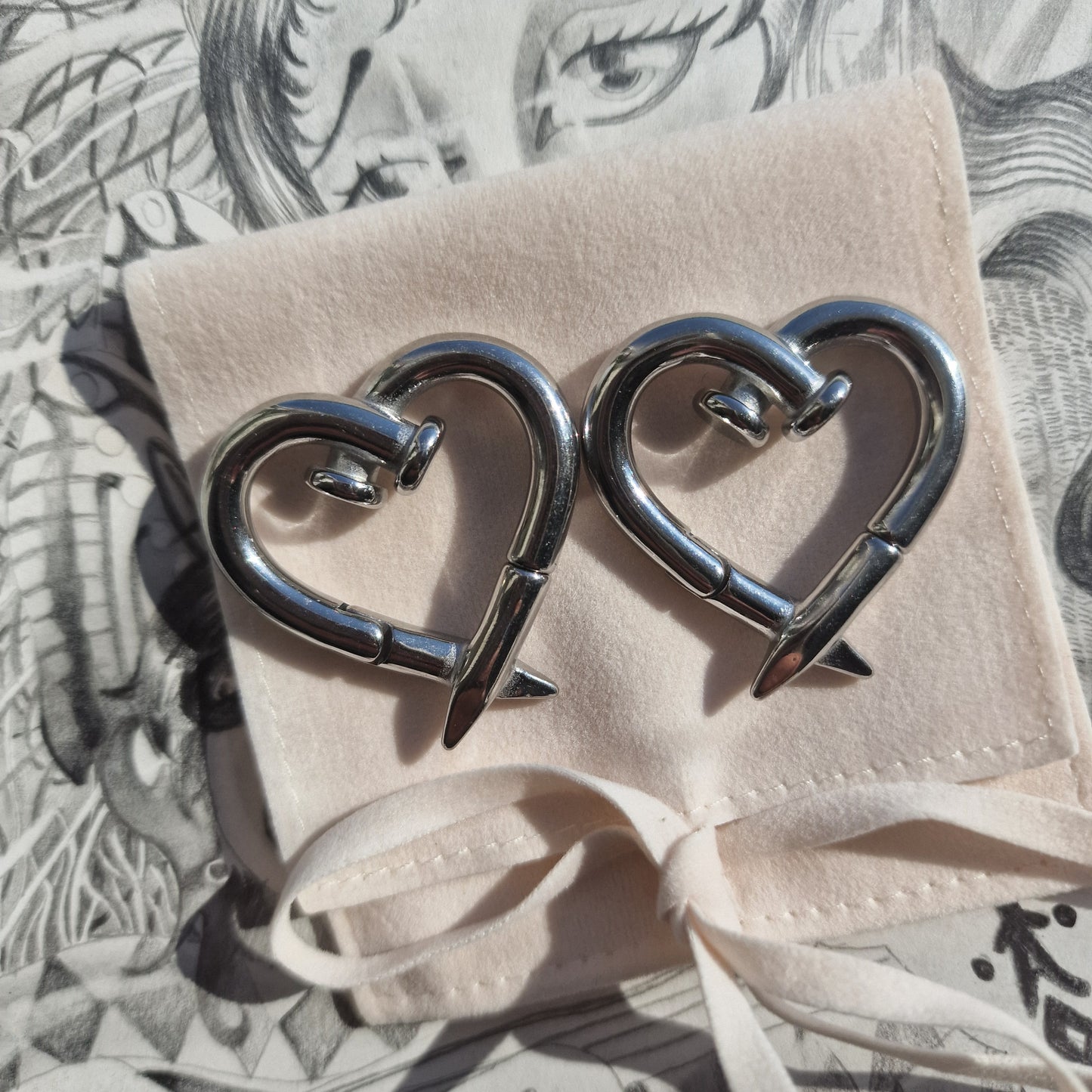 5MM 4G Nailed it! Heart Hangers | Silver Heart Hangers | Silver Hangers Heart...