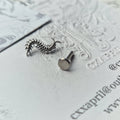 Centipede Insect Silver Titanium Stud |  Nature Body Piercings and Jewellery