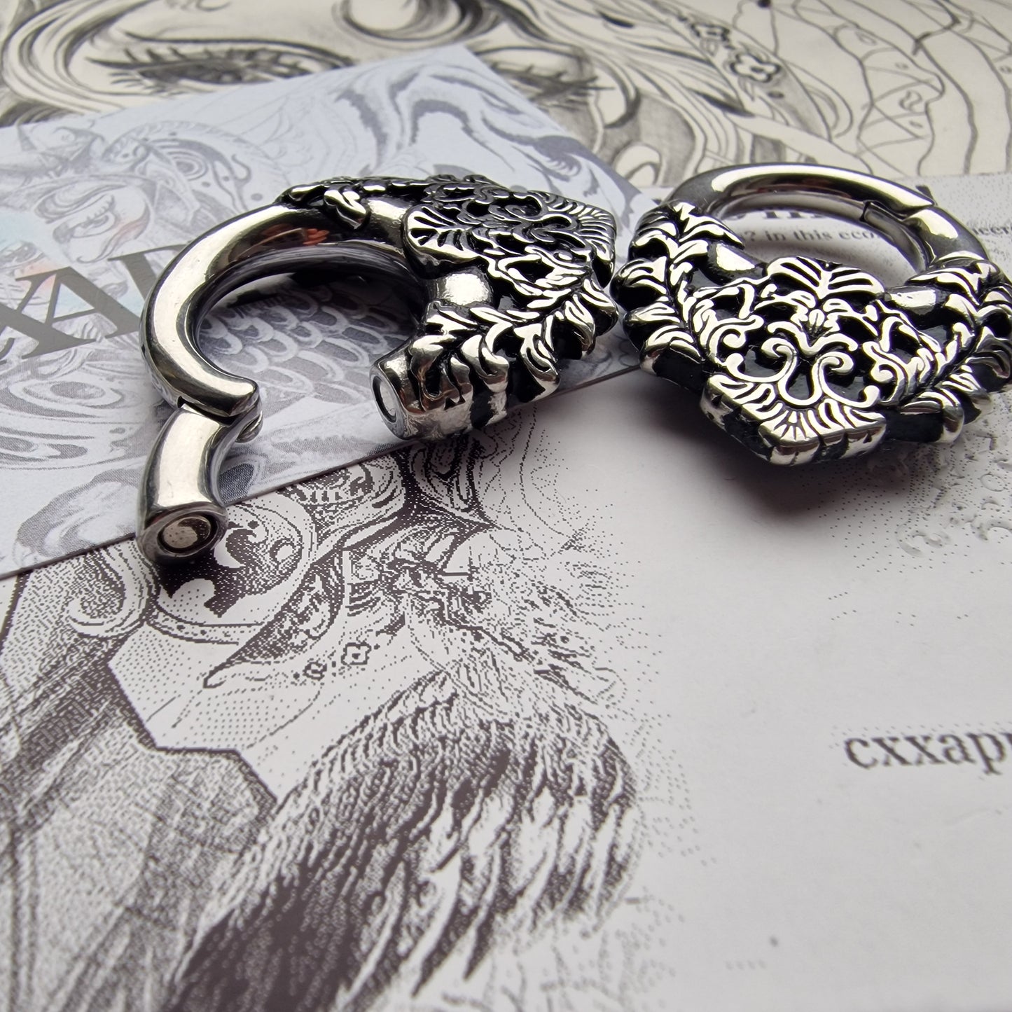 5MM 4G Floral Ear Weights | Stretched Ears / Lobes Gauges Tunnels Plugs