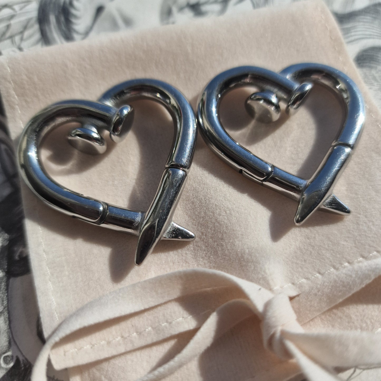 5MM 4G Nailed it! Heart Hangers | Silver Heart Hangers | Silver Hangers Heart...