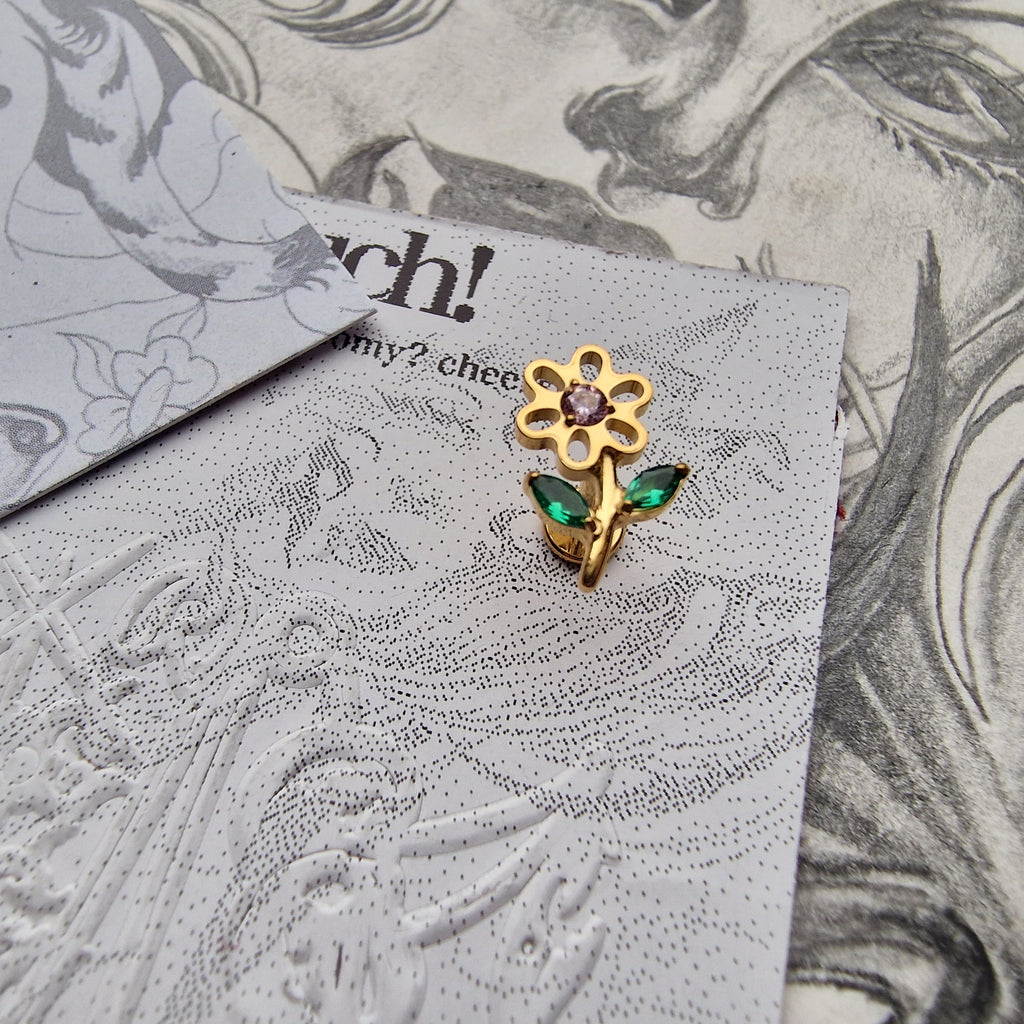 Blooming Flower Cute Cartilage Stud | Body Jewellery Piercings