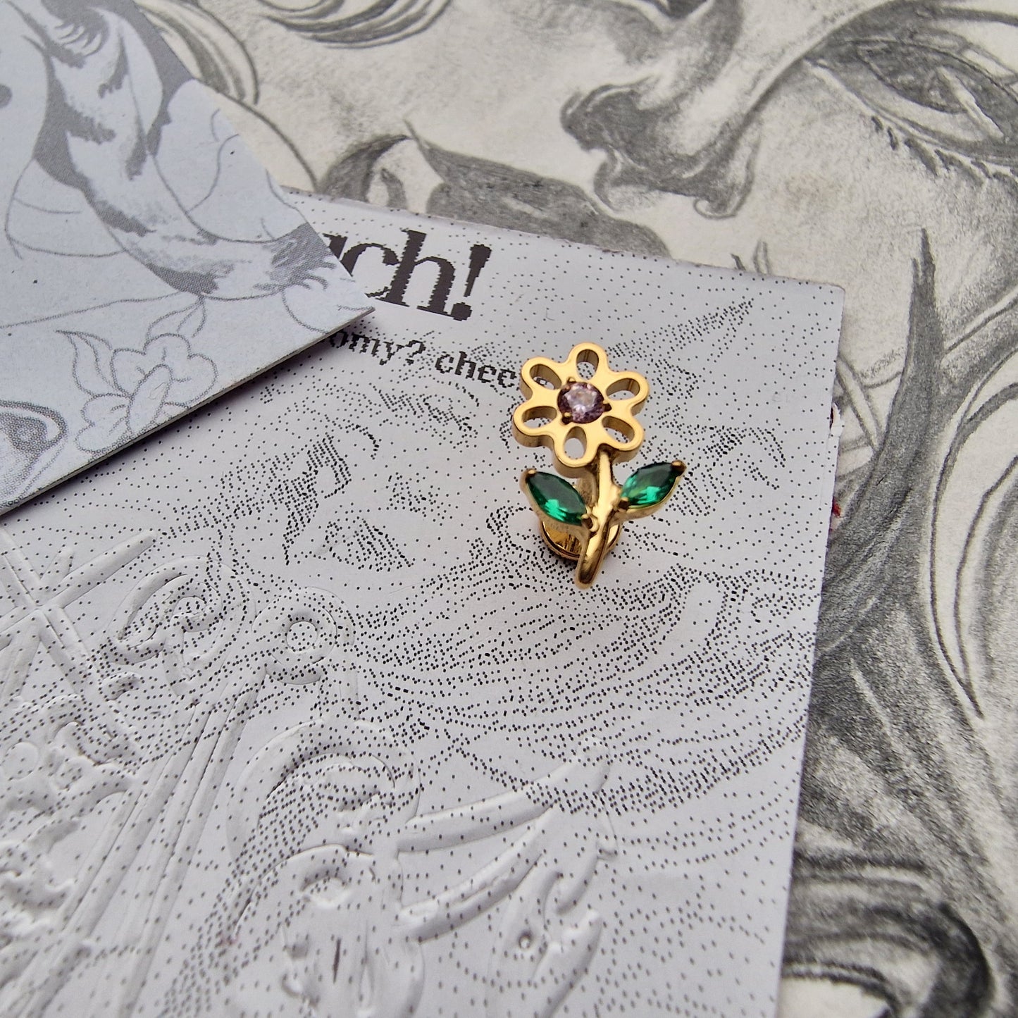 Blooming Flower Cute Cartilage Stud | Body Jewellery Piercings