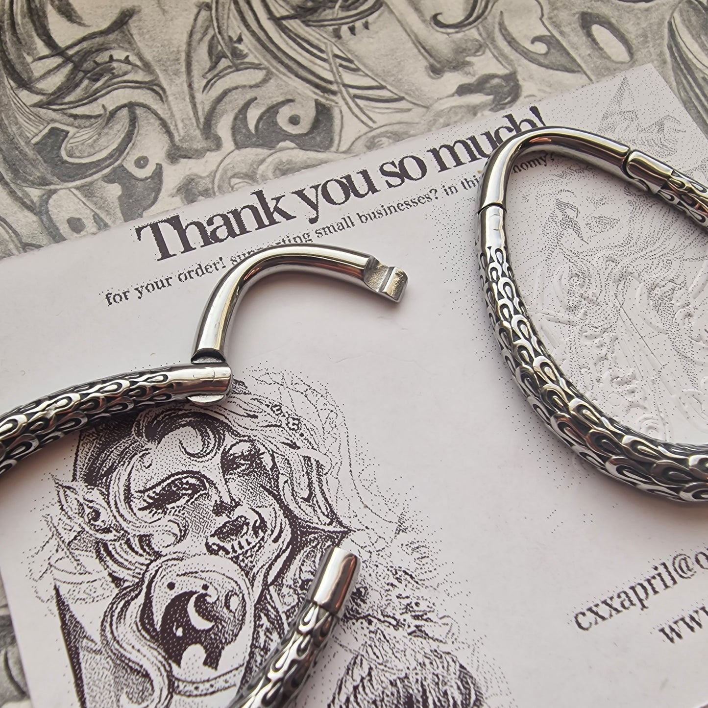 4MM 6G Silver Teardrop Hoops | Ear Weights