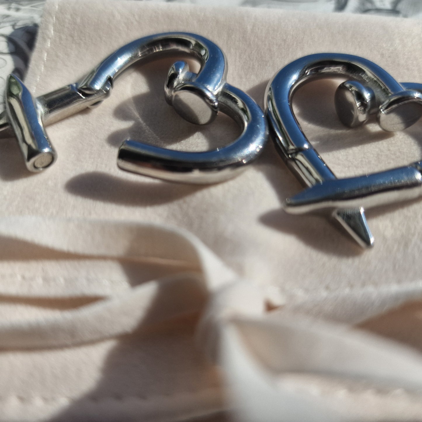 5MM 4G Nailed it! Heart Hangers | Silver Heart Hangers | Silver Hangers Heart...