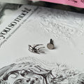 Swollow Bird Cartilage Stud | Silver Titanium Body Piercings
